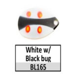 BL165 white w/ black bug