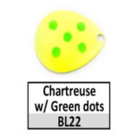 Chartreuse w/ Green dots BL22-BL43