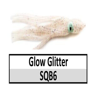 Soft Plastic Squid Bodies (lifelike action) – Glow Glitter