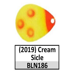 Big Brother Spoons (BBS) silver base – Cream Sicle/antifreeze back-SN186