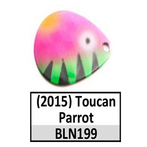 Size 4 Colorado DC Premium CP Back Blades – BLN199 toucan parrot