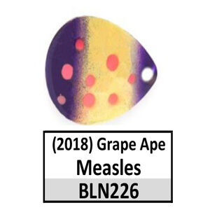 Size 4 Colorado DC Premium CP Back Blades – BLN226 grape ape measles