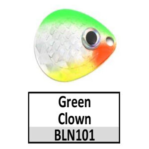 Size 4 Colorado Premium CP Spinner Blades – BLN101s Green Clown