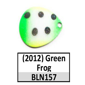 Size 0 Colorado NB CP Spinner Blades – N157 Green Frog