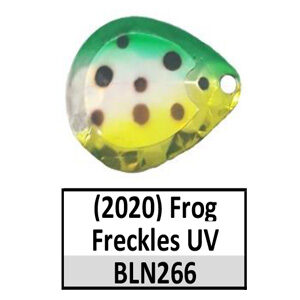 Size 4 Colorado CP UV Spinner Blades – N266 Frog Freckles UV deep cup