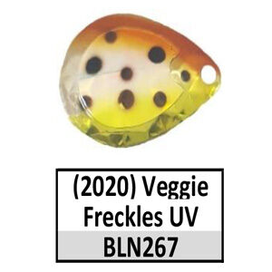 Size 4 Colorado CP UV Spinner Blades – N267 Veggie Freckles UV deep cup