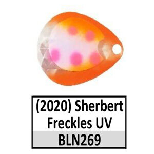 Size 3 Colorado CP UV Spinner Blades – N269 Sherbert Freckles UV