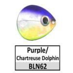 BLN62s Purple/Chartrteuse Dolphin