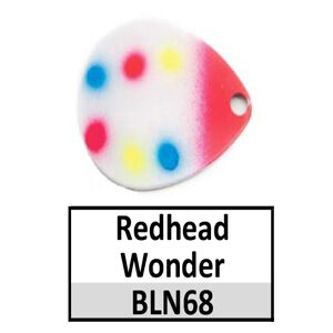 Willow NB Custom Painted Spinner Blades – N68 Redhead Wonder