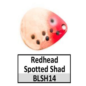 Size 4 Colorado DC Premium CP Spinner Blades – BLSH14 redhead spotted shad
