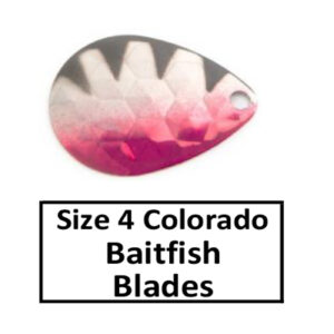 Size 4 Colorado Baitfish-Perch Pattern Basic Spinner Blades
