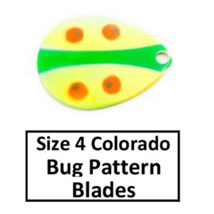 Size 4 Colorado Bug Pattern Spinner Blades