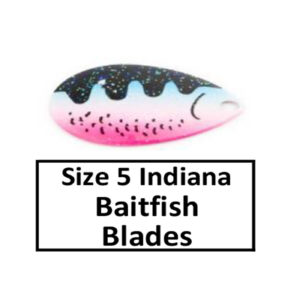 Size 5 Indiana Baitfish-Perch Pattern Spinner Blades