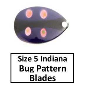 Size 5 Indiana Bug Pattern Spinner Blades