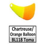 BL118 Chartreuse/Orange Balloon Tomahawk
