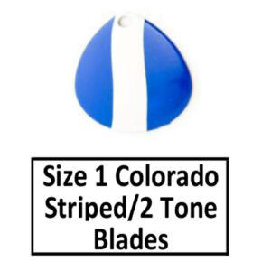 Size 1 Colorado Striped/2 Tone Basic Spinner Blades