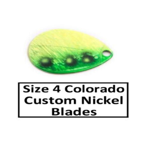 Size 4 Colorado Nickel Base Custom Painted Spinner Blades