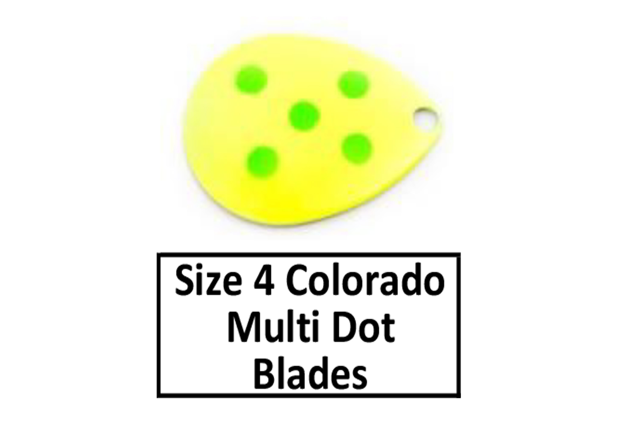Spinner Blade Lure Fishing, 3 Colorado Spinner Blades