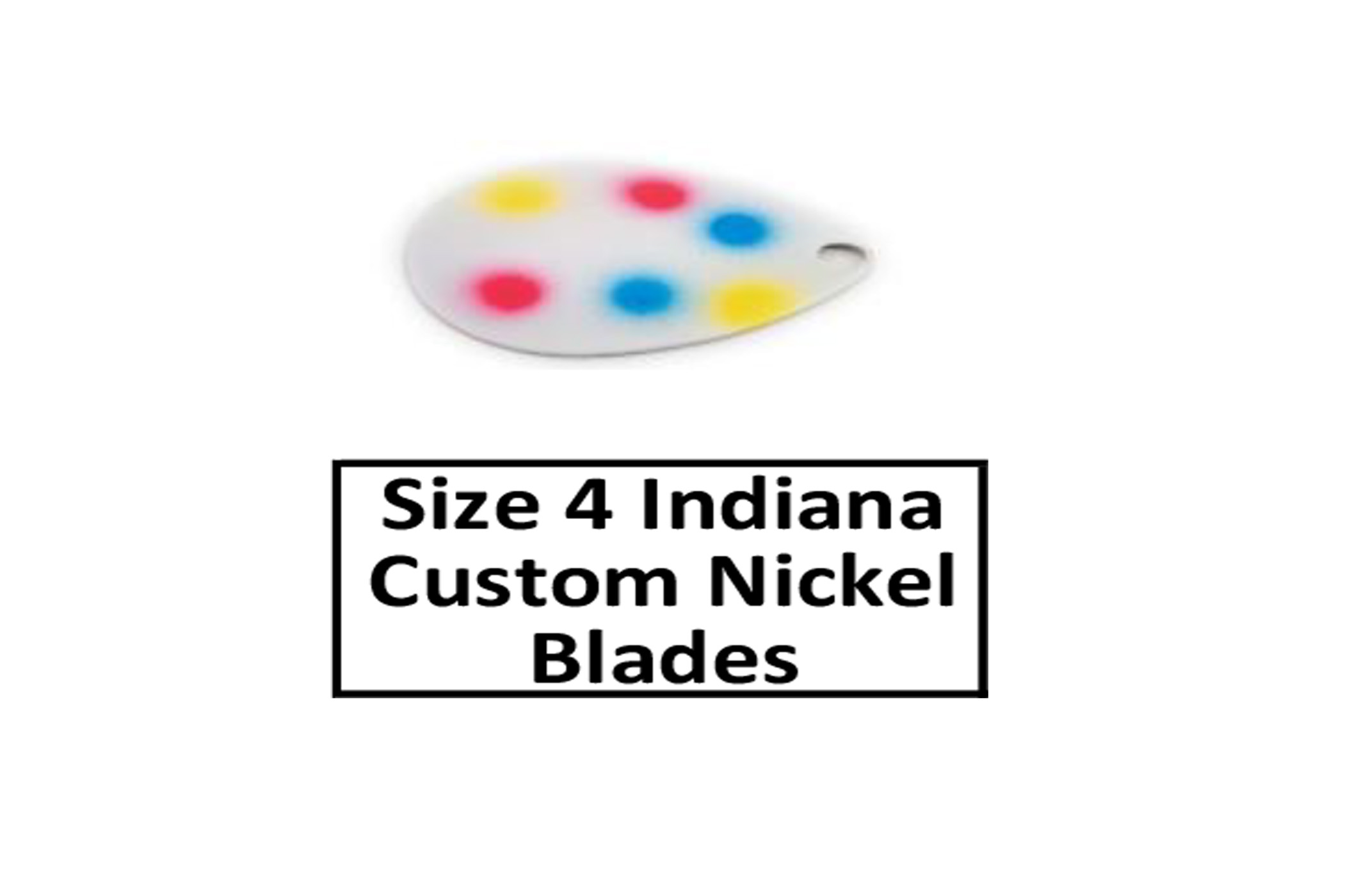 Size 4 Indiana NB CP Spinner Blades - D&B Fishing