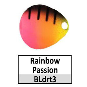 Willow NB Custom Painted Spinner Blades – BLdrt3 Rainbow Passion
