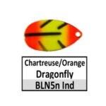 BLN5 chartreuse/orange dragonfly