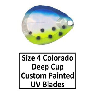 Size 4 Colorado Deep Cup Custom Painted UV Blades
