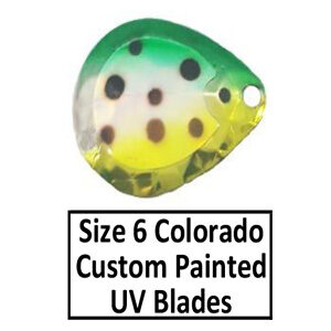 Size 6 Colorado CP UV Spinner Blades