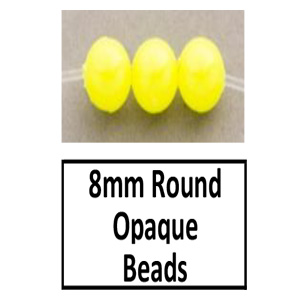 Beads 8mm Round Opaque (BD-8mm-opa)