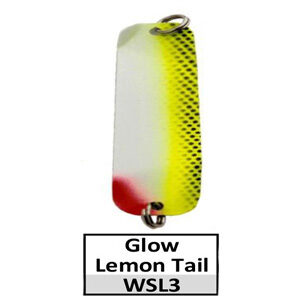 Walleye Slasher-Dodger – Glow Lemon Tail (WSL3)