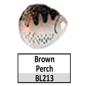 Size 4 Colorado Baitfish Perch Spinner Blades – brown perch BL213