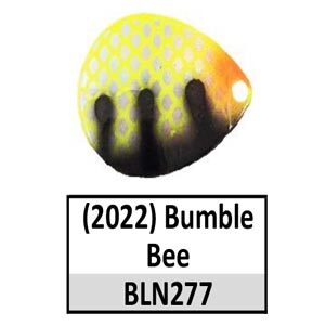 Willow NB Custom Painted Spinner Blades – N277 Bumble Bee