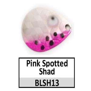 Size 4 Colorado Premium CP Spinner Blades – BLSH13 pink spotted shad