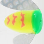 Glow chartreuse tiger/green head LCTG-MY