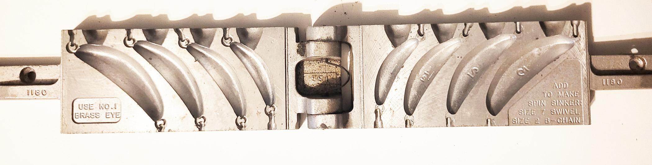 do-it 1180 CR-4-AB crescent sinker mold