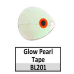BL201 Nickel w/ glow pearl tape