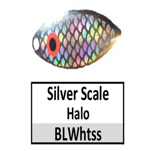 Willow Nickel Base Taped Spinner Blades – BLWhtss Nickel w/ silver halo tape