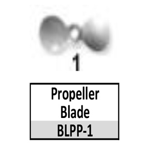 Nickel Plated Propeller Blades (BLPP-) – Size 1