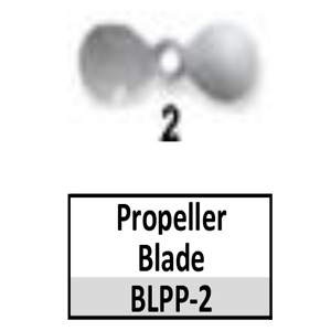 Nickel Plated Propeller Blades (BLPP-) – Size 2