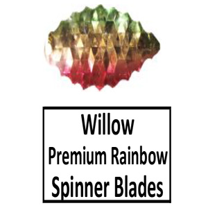 Willow Premium Rainbow/Tricolored Spinner Blades
