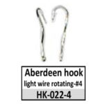 HK-022-4 Eagle Claw aberdeen light wire rotating-size 4 gold