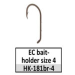 HK-181-4 Eagle Claw baitholder-size 4 bronze