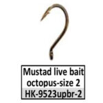 HK-9523-2 Mustad live bait octopus-size 2 bronze
