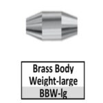 BBW-lg Brass body weight-size large
