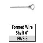 Formed wire shaft-6 inch stainless steel