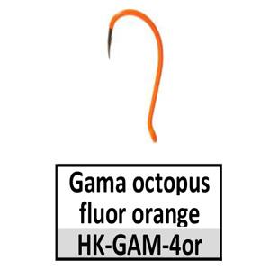 Hooks (HK-)(make your own lures) – HK-Gamakatsu octopus-size 4 fluor orange