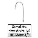 HK-Gamakatsu siwash-size 1/0 nickel