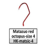 HK-matsic-4 Matzuo octopus live bait-size 4 red