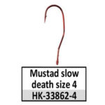 HK-33862 Mustad slow death-size 4 red