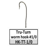 HK-TT-1/0 Tru-Turn worm hook-size 1/0