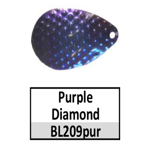 Size 6 Indiana Metal Plated Spinner Blades – BL209pur purple diamond